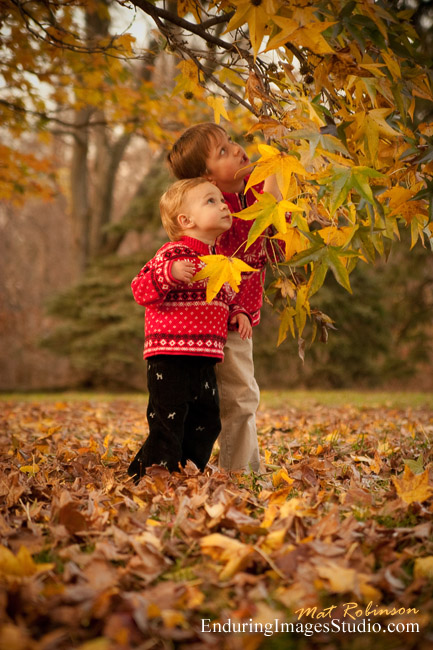 Outdoor Fall family portraits, Denville, NJ